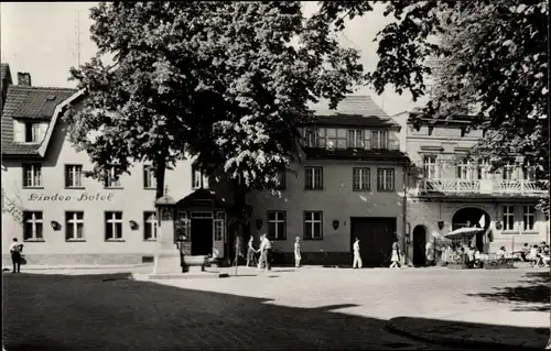 Ak Buckow in der Märkischen Schweiz, HOG Linden Hotel am Markt