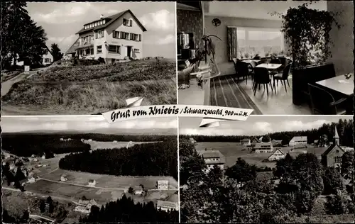 Ak Kniebis Freudenstadt im Nordschwarzwald, Milchbar-Cafe, Speisesaal, Panorama