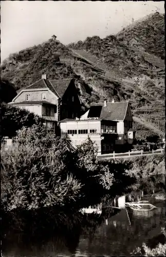 Ak Mayschoß an der Ahr, Hotel Die vom Niederrhein, Boote