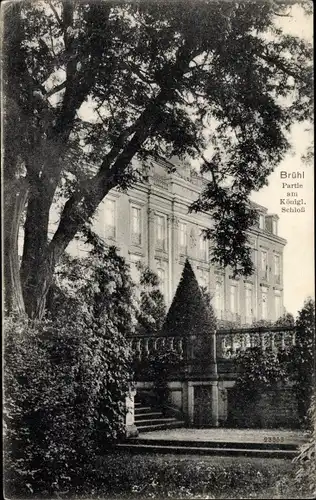Ak Brühl in Westfalen, Partie am Königl. Schloss