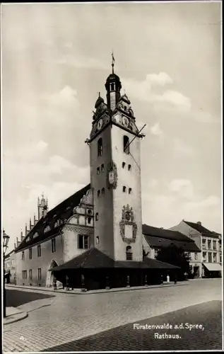 Ak Fürstenwalde an der Spree, Rathaus
