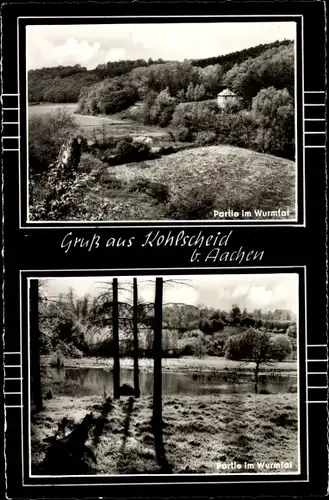 Ak Kohlscheid Herzogenrath Nordrhein Westfalen, Partie im Wurmtal