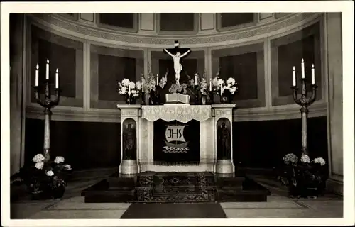 Ak Berlin Zehlendorf Wannsee, Nikolskoe, Ausflüglerkirche St. Peter und Paul, Altar
