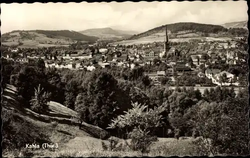 Ak Kahla Thüringen, Blick zum Ort, Panorama