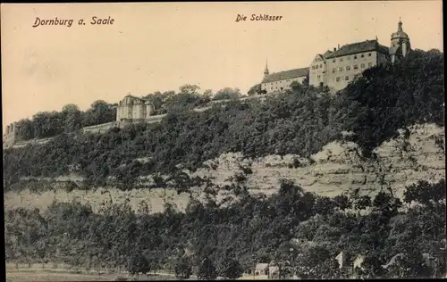 Ak Dornburg an der Saale Thüringen, die Schlösser