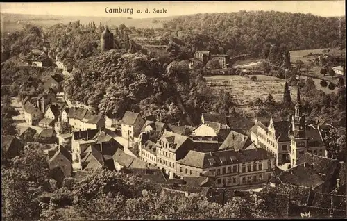 Ak Camburg an der Saale Thüringen, Ortsansicht