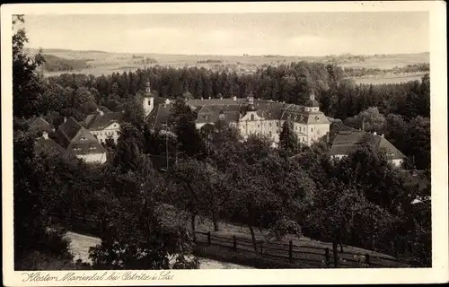 Ak Ostritz Sachsen, Neissetal, Blick auf Kloster Mariental