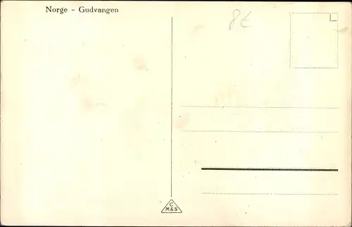 Ak Gudvangen Norwegen, Panorama