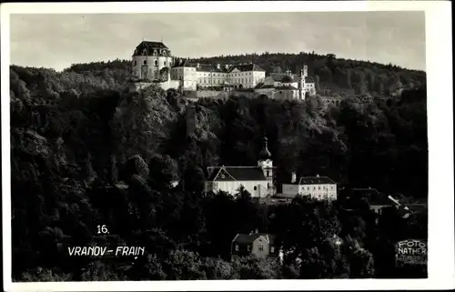 Ak Vranov nad Dyjí Frain an der Thaya Südmähren, Schloss, Kirche