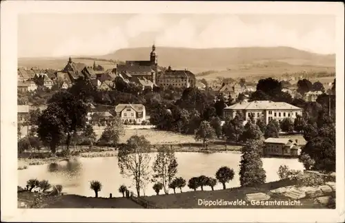 Ak Dippoldiswalde im Erzgebirge, Gesamtansicht