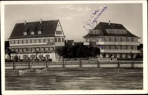 Ak Langenargen am Bodensee, Gasthof Löwen mit Sommerhaus