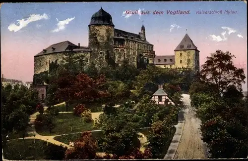 Ak Mylau im Vogtland, Kaiserschloss