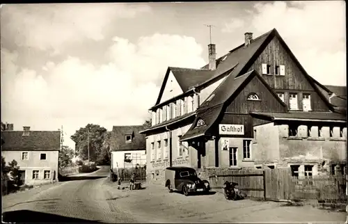 Ak Syrau Rosenbach im Vogtland, Gasthof Tropfsteinhöhle