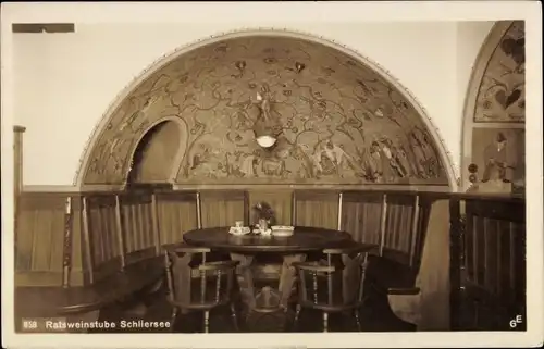 Ak Schliersee in Oberbayern, Ratsweinstube