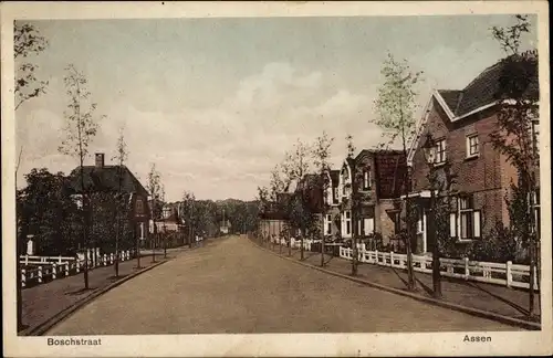 Ak Assen Drenthe Niederlande, Boschstraat