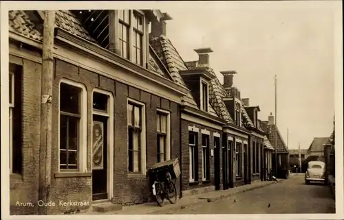 Ak Arum Friesland Niederlande, Oude Kerkstraat