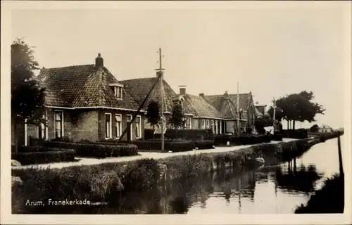 Ak Arum Friesland Niederlande, Franekerkade