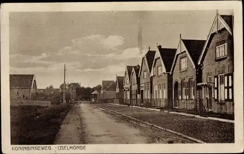 Ak IJsselmonde Rotterdam Südholland Niederlande, Koninginneweg