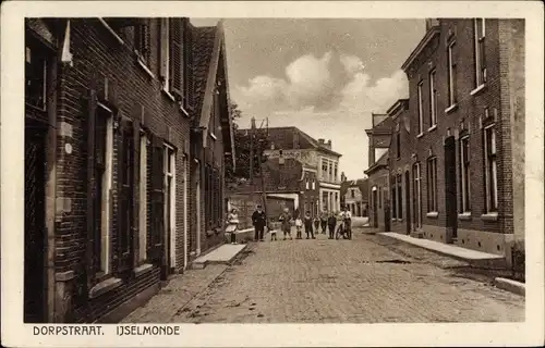 Ak IJsselmonde Rotterdam Südholland Niederlande, Dorpstraat