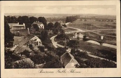 Ak Grebbe Rhenen Utrecht Niederlande, Panorama