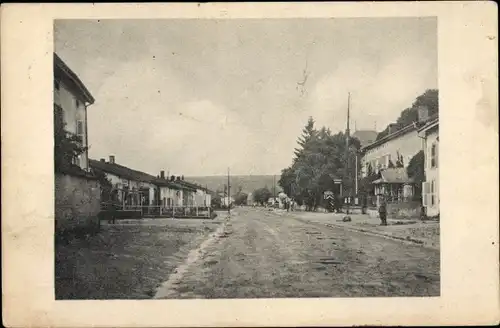 Ak Sivry Meurthe et Moselle, westlicher Kriegsschauplatz, Blick in die Hauptstraße