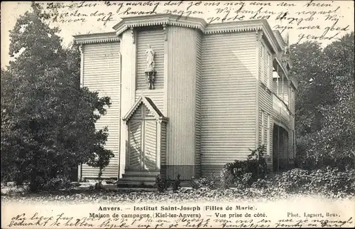 Ak Anvers Antwerpen Flandern, Institut St. Joseph, Maison de campagne