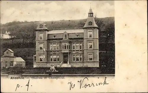Ak Andenne Wallonien Namur, Chateau de Champnoul