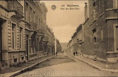 Ak Salzinnes Wallonien Namur, Rue des Bas Pres