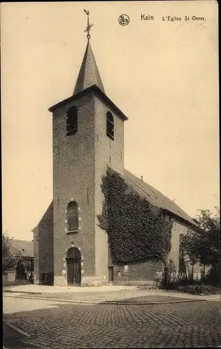 Ak Kain Tournai Wallonien Hennegau, L'Eglise St. Omer