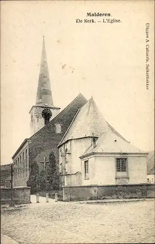 Ak Malderen Londerzeel Flämisch Brabant, De Kerk, L'Eglise