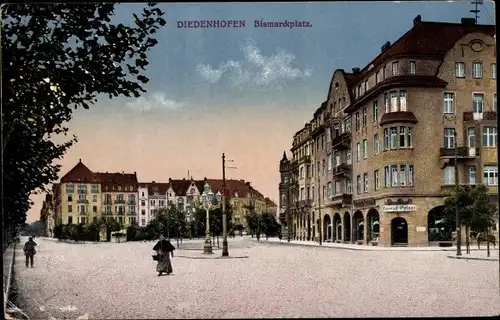 Ak Thionville Diedenhofen Lothringen Moselle, Bismarckplatz