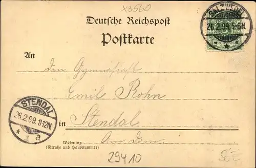 Ak Salzwedel in der Altmark, Karlsturm vor dem Alperverthor