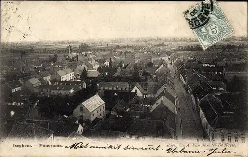 Ak Izegem Iseghem Westflandern, Panorama