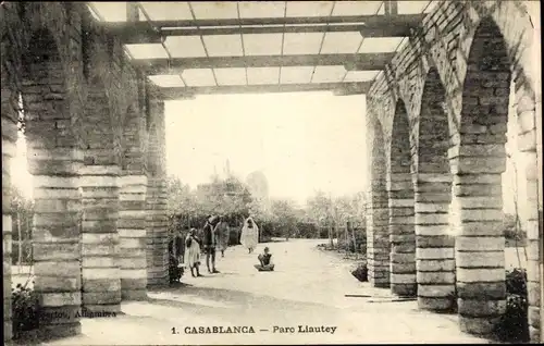 Ak Casablanca Marokko, Parc Liautey