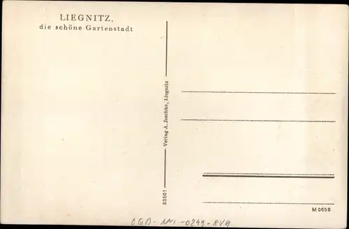 Ak Legnica Liegnitz Schlesien, Schloss, Regierung