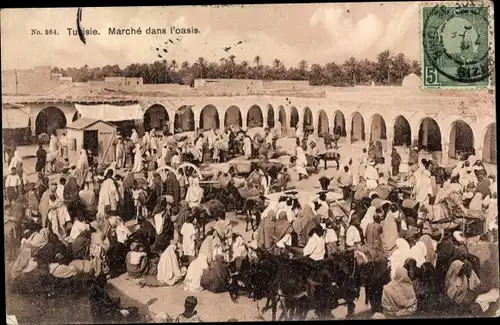 Ak Tunis Tunesien, Marché dans l'oasis