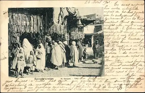 Ak Tunis Tunesien, Épiciers Arabes, Geschäfte