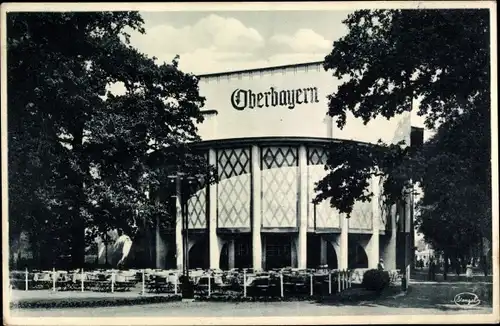 Ak Dresden, Jahresschau Deutscher Arbeit, Vergnügungspark, Oberbayern