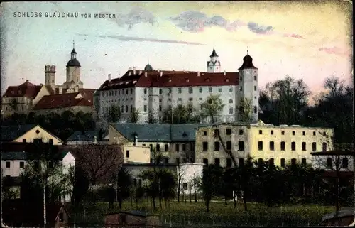 Ak Glauchau in Sachsen, Schloss