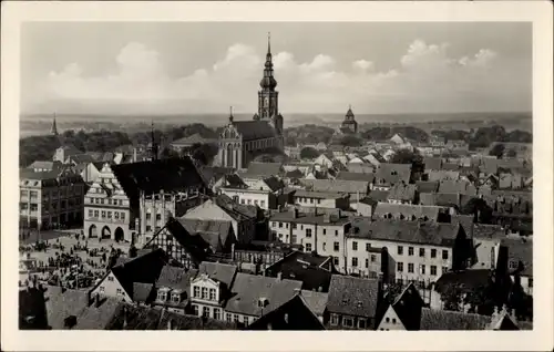 Ak Hansestadt Greifswald, Blick auf den Ort