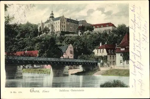 Ak Gera in Thüringen, Schloss Osterstein, Untermhaus