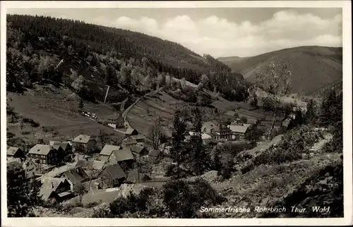 Ak Rohrbach in Thüringen, Sommerfrische, Ortsansicht