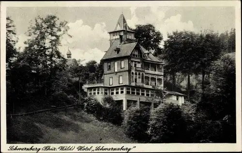 Ak Schwarzburg in Thüringen, Hotel Schwarzaburg