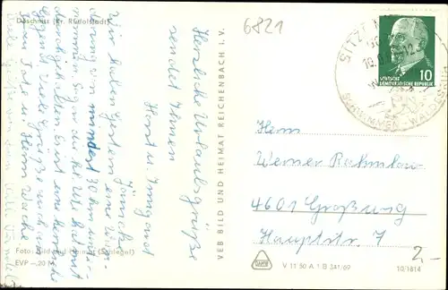 Ak Döschnitz in Thüringen, Panorama