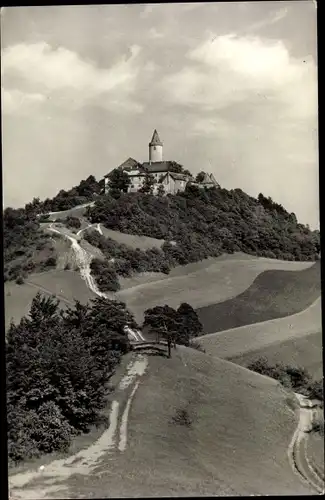 Ak Seitenroda in Thüringen, Leuchtenburg bei Kahla