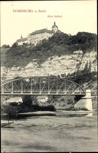 Ak Dornburg an der Saale Thüringen, das Alte Schloss