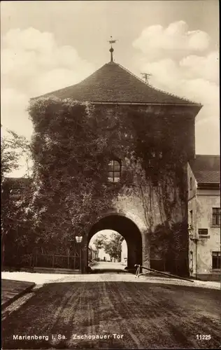 Ak Marienberg im Erzgebirge Sachsen, Zschopauer Tor