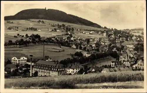 Foto Ak Bärenstein Erzgebirge, Gesamtansicht mit Bärenstein