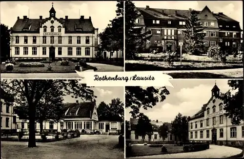 Ak Rothenburg in der Oberlausitz, Martin-Ulbrich-Haus, Heilstätten der inneren Mission