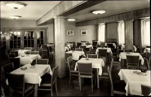 Ak Marienberg im Erzgebirge Sachsen, HO Hotel Weißes Roß